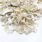 1 oz  Prime Leicester wool locks , color: Natural White , LS-16
