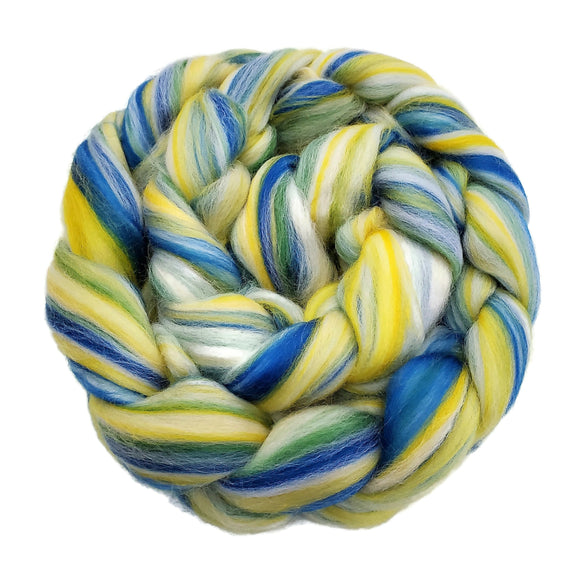 New! Merino blended wool roving , 2 or4 oz , Color Yorkshire