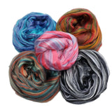 Blended Bamboo Roving  Mix , 2 or 4oz , color: LORIINI