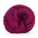 SALE! Superfine Merino 64s Wool Roving , Color: Elderberry