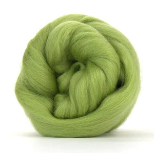 SALE! Superfine Merino 64s Wool Roving , Color: Sage