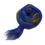 Pulled Sari Silk Roving, color: Multi Mix (PS-7)