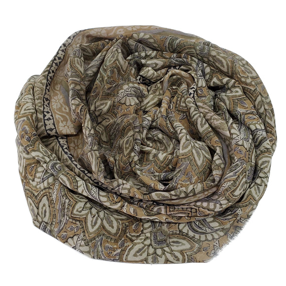Silk chiffon fabric scarf for nuno felting, 14X80 inches (SCA-26)