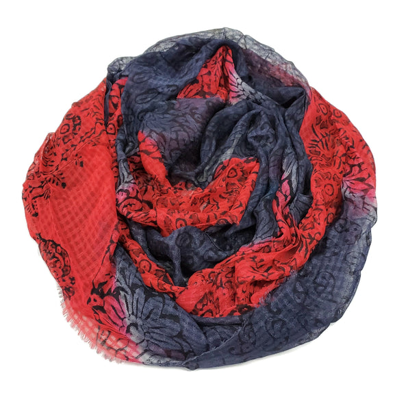 Silk chiffon fabric scarf for nuno felting  , 14X92 inches  (SCA-25)