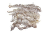 1oz, Kid Mohair wool locks ,Hand-picked colour Champagne  LS-13