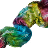 A1 Mulberry Silk Brick for Felting, Spinning, Art batts,  Knitting, Nuno Felting , Fiber fusion , multi media art,  1/2oz (14g)