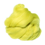 Super-fine Merino wool  19 microns,  Color: Citron