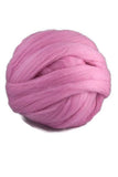 Superfine Merino wool roving 19 microns , Color: Cyclamen