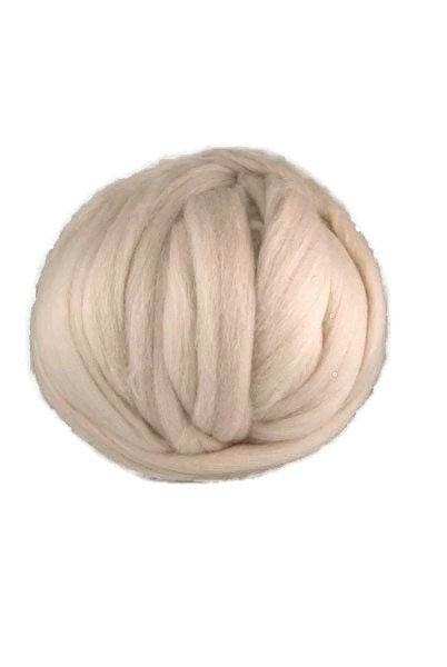 Merino wool roving 19 micron: Sand (superfine)