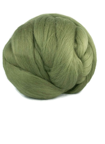 Merino super-fine wool roving,19 microns, color: Musk
