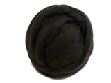 Superfine merino wool roving,  19 microns ,Colour: Coffee