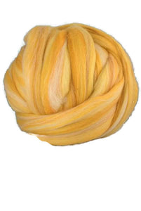 4 oz Merino wool roving,19 microns,Corn