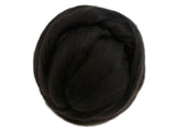 Superfine merino wool roving,  19 microns ,Colour: Coffee