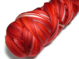 4 oz merino wool roving 19 microns  colour blend (Flamenco)