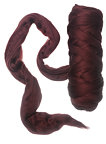 Superfine Merino wool top 19 microns, Wine Red