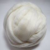 Corriedale  Wool Roving, Natural White