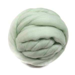 19 Micron Merino wool Roving Luxury Fiber for felters and spinner (Lily of the Valley)